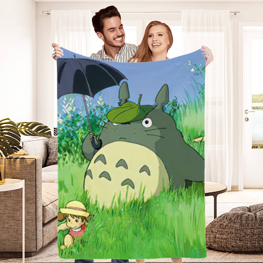 Studio Ghibli My Neighbor Totoro Umbrella Blanket