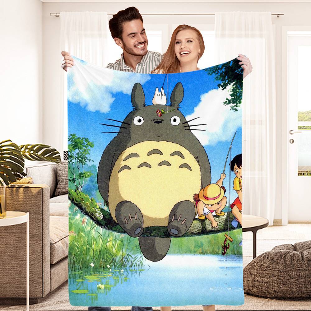 Studio Ghibli Totoro Kawaii Blanket